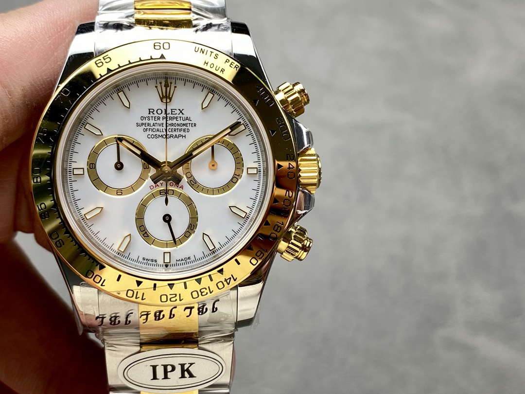 Rolex Two Tone Daytona 126503 White Dial Replica Watch